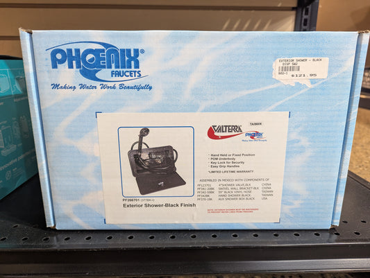 Phoenix - Outdoor shower (Black)