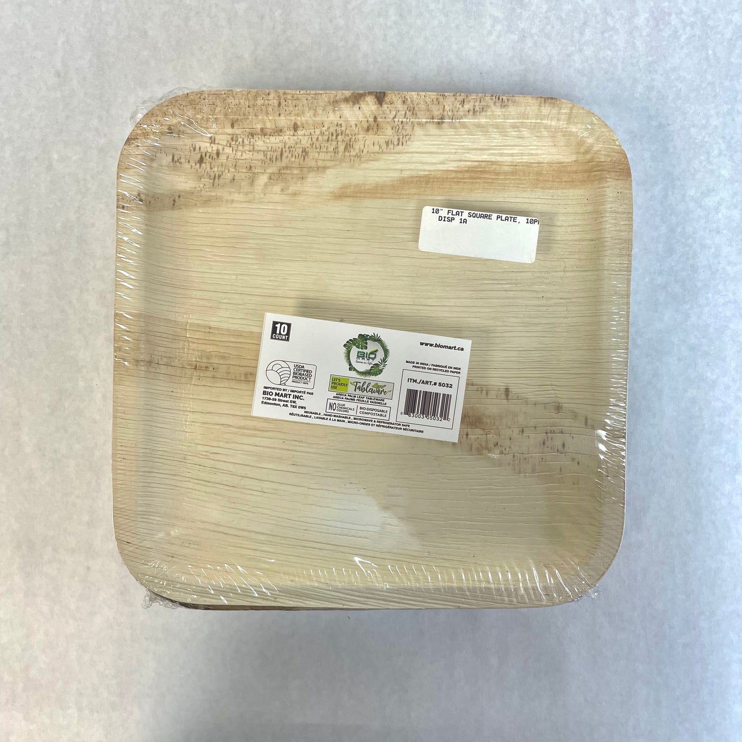 Areca Palm Leaf Square Plate